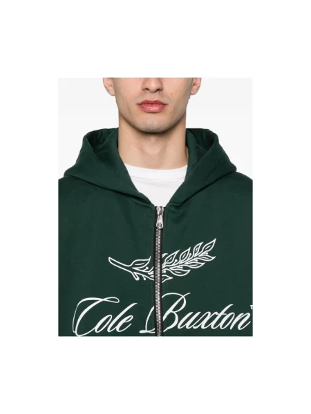 Lniana bluza Cole Buxton zielona