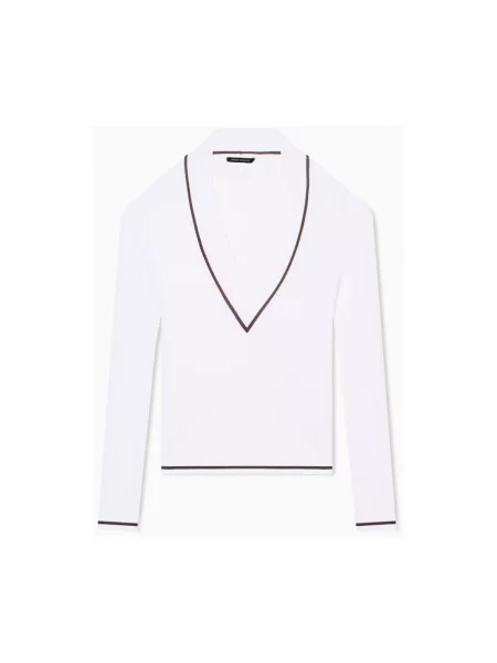Armani Exchange sweter z biały