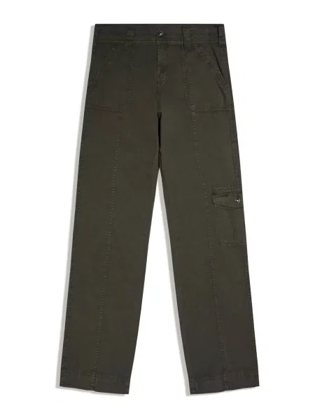 Bershka Pantaloni închis verde