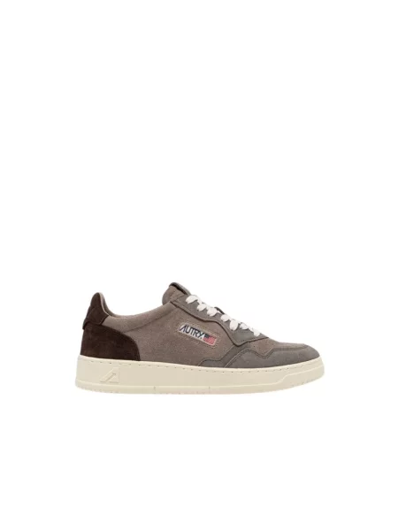 Sneakersy Autry brązowe