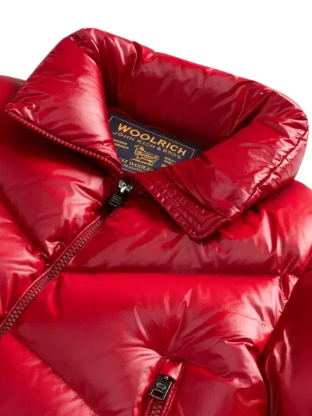 Kurtka bomber dziecięcy Woolrich czerwony