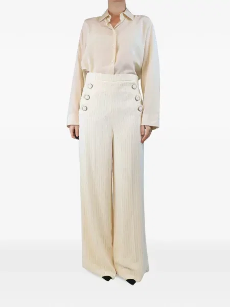 Pantaloni Davidoff cu talie înaltă