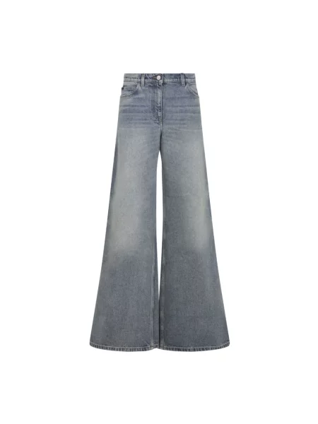 Jeansy Courreges niebieskie