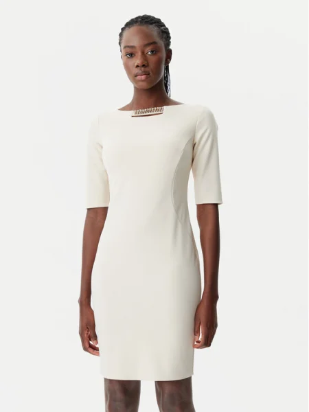 Rinascimento Rochie cocktail bej