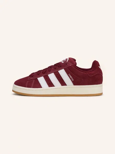 Adidas Originals sneakersy zamszowe Campus bordowy białe