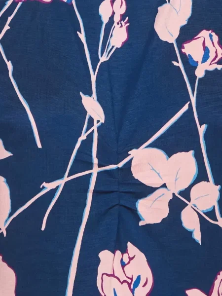 Rochie midi Dvf Diane Von Furstenberg cu model floral cu imagine albastru