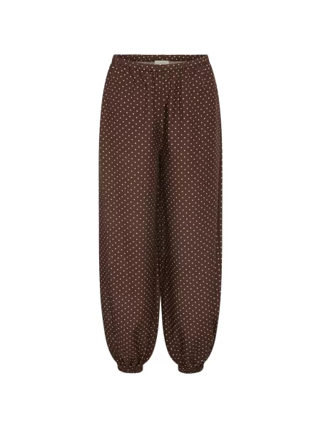 Pantaloni Posse cu buline maro