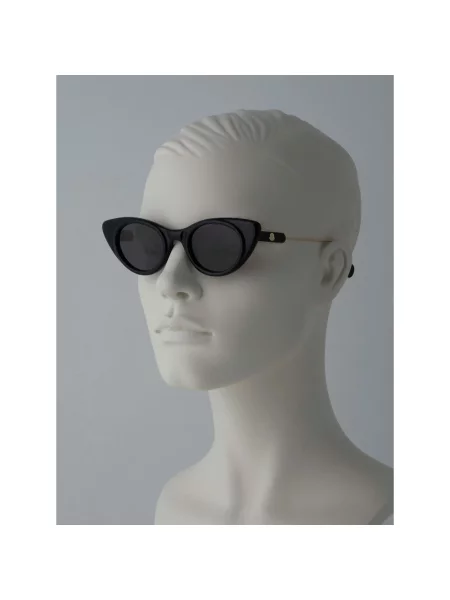 Okulary przeciwsłoneczne Moncler czarne
