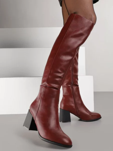 Cizme Codvira bordo