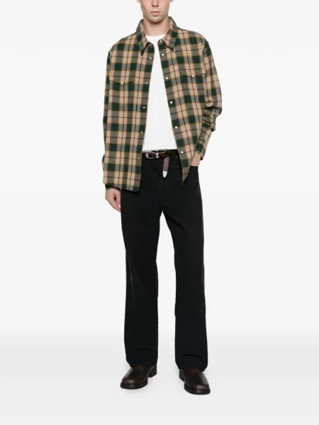 Pantaloni Visvim de catifea cord negru