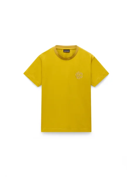 NAPAPIJRI Tricou Fedaia galben șofran alb