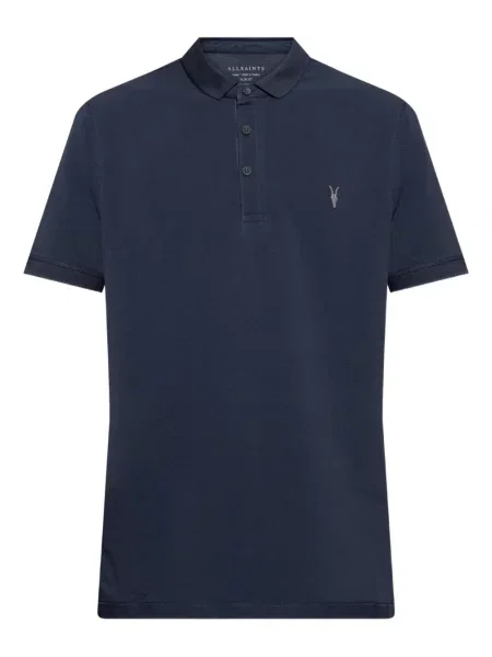 Tricou polo Allsaints albastru