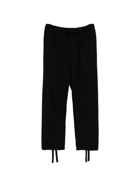 Șnur de strângere pantaloni Sacai cu picior lat negru