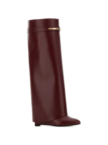 Botine Givenchy din piele roșu