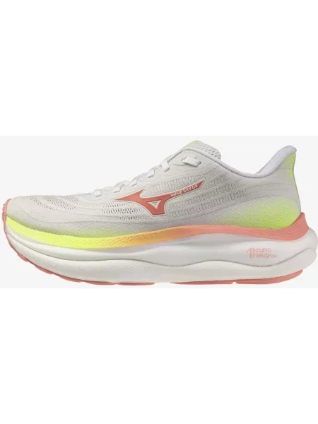 Buty do biegania Mizuno Wave Sky 9 łososiowy żółty biały