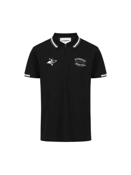 Koszulka polo Iceberg czarna