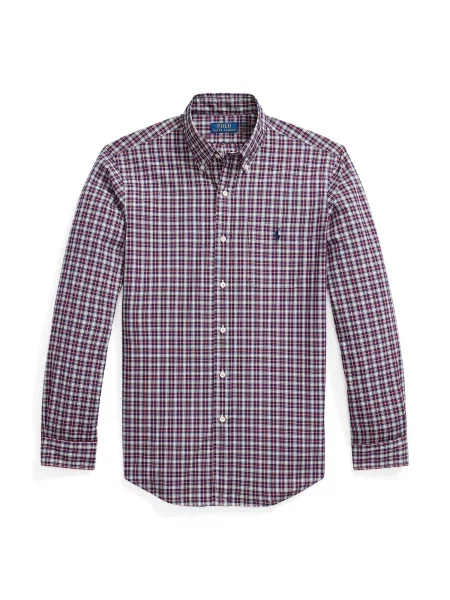 Polo Ralph Lauren Cămașă bleumarin / roșu alb