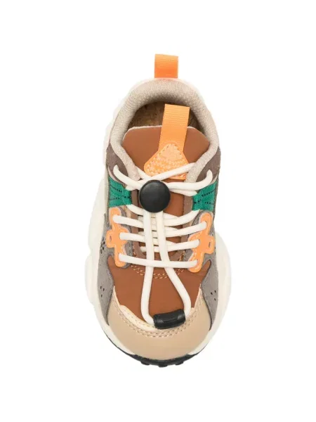 Sneakersy dziecięce Flower Mountain brązowe