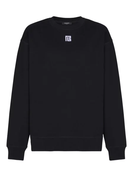 Hanorac Balmain cu broderie negru