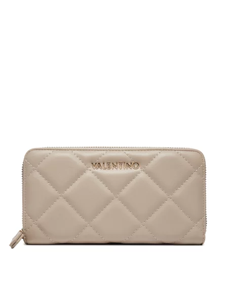 Valentino Bags denarnica iz umetnega usnja bež