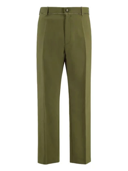 Pantaloni Marni de lână verde