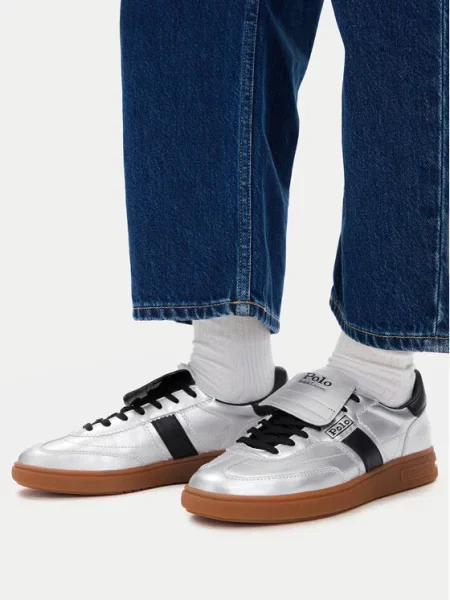 Tenisice Polo Ralph Lauren Bedford Ft Srebrna