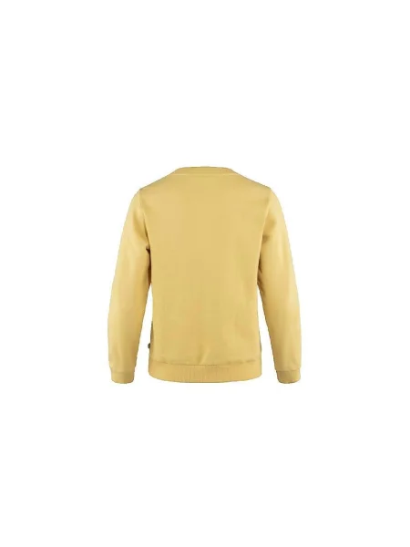 Pulover Fjallraven cu autograf galben