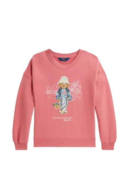 Bluza dziecięca Polo Ralph Lauren różowa