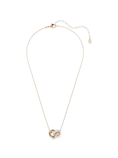 Колие Swarovski розово
