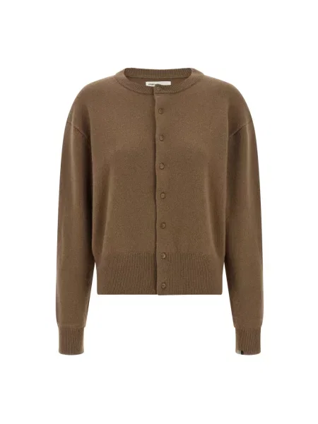 Kardigan Extreme Cashmere z kaszmiru brązowy