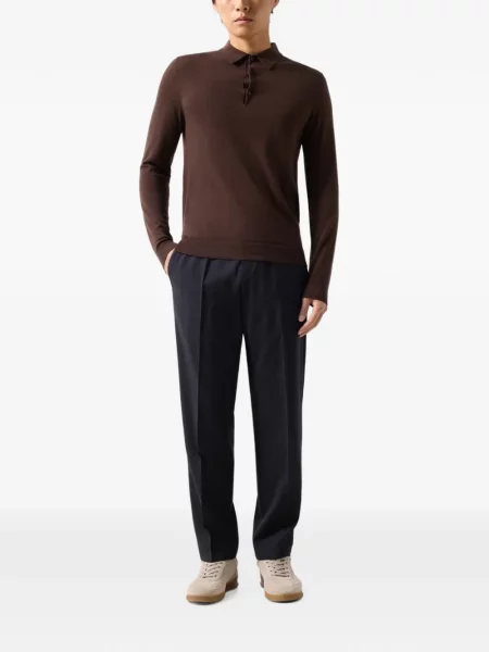 Lung tricou polo Bogner maro