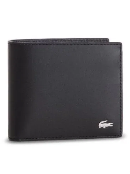 Lacoste peňaženka pánska kožená čierna