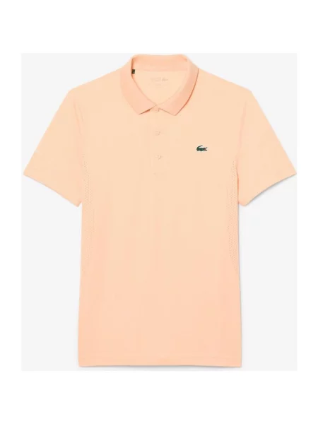 Polo Lacoste Tennis x Novak Djokovic krótki rękaw M różowy