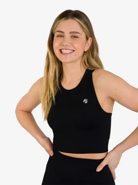 OCEANSAPART Sport top negru alb