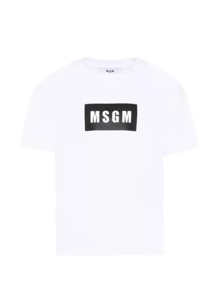 Koszulka dziecięca Msgm biała