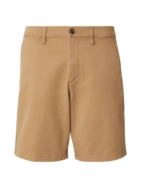 GAP Pantaloni eleganți ESSENTIAL cămilă maro