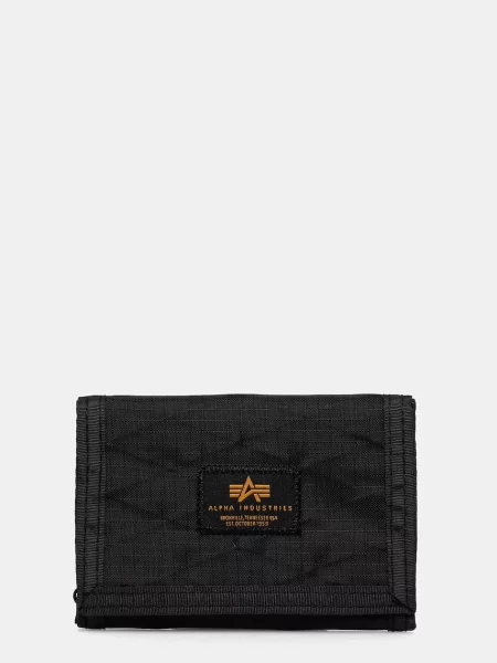 Alpha Industries portofel Combat Label Wallet negru