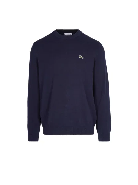 Lacoste Swetry Mężczyzna Niebieski S Niebieski Sweter czarny