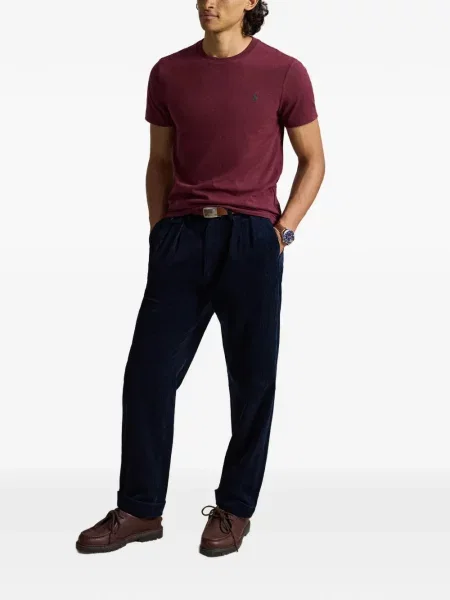 Μάλλινο polo Polo Ralph Lauren με κέντημα με κορδόνι πράσινο