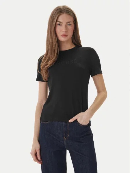 Guess T-Shirt μαύρο
