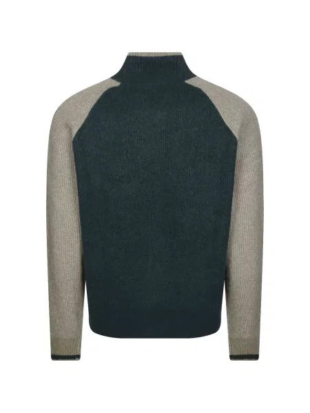 Cardigan Paolo Pecora tricotate verde