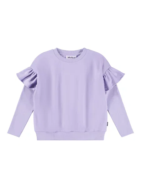 Дитячий Світшот Molo бузковий бавовна/еластан