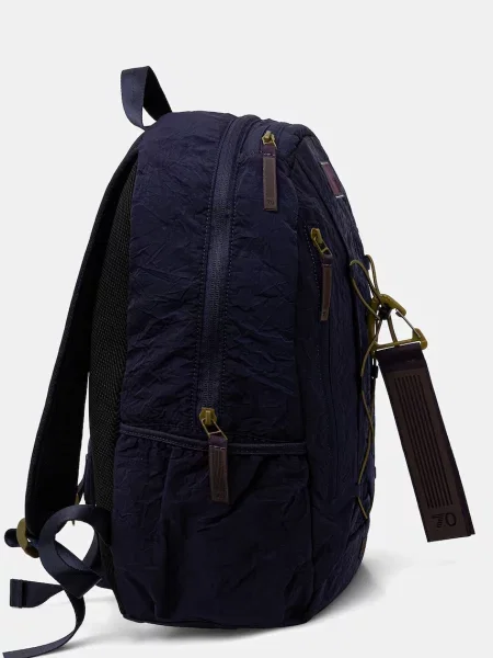 Рюкзак Emporio Armani великий однотонний синій