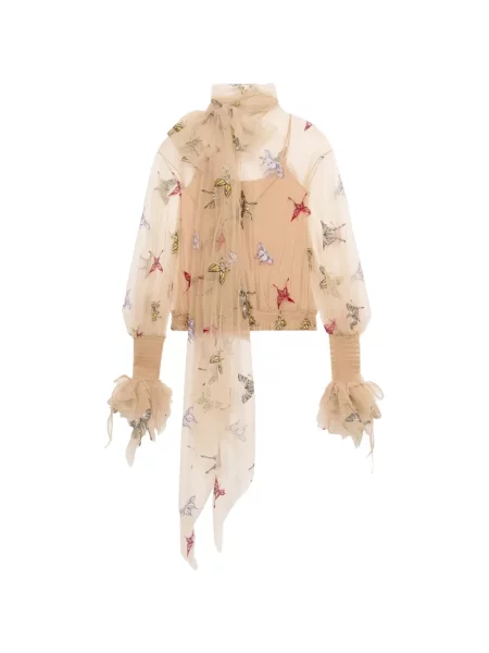 Bluză Blumarine cu broderie plasă