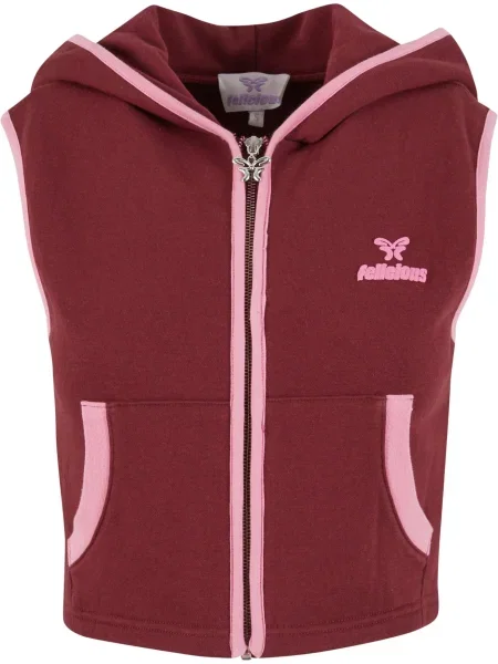 Felicious Vestă roz roșu