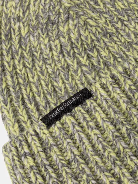 Peak Performance beanie gyapjúval Mason zöld
