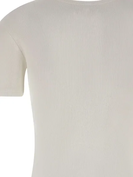 Body Vivienne Westwood cu nervuri alb