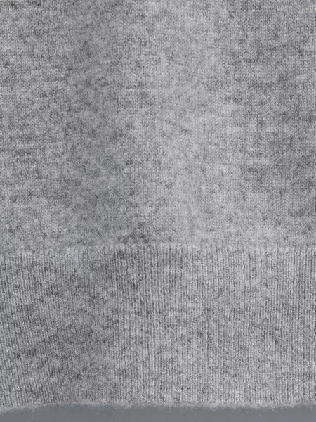 Sweter z kaszmiru z okrągłym dekoltem jasnoszary Kobieta XS MANGO