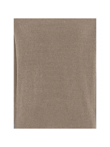 Dzianinowy sweter Rrd brązowy
