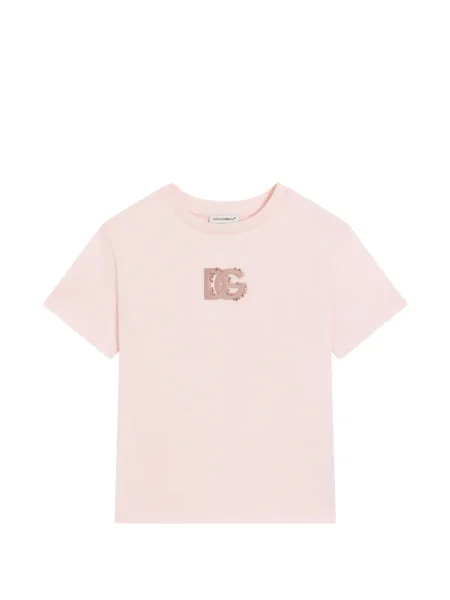 Koszulka dziecięca Dolce And Gabbana różowa